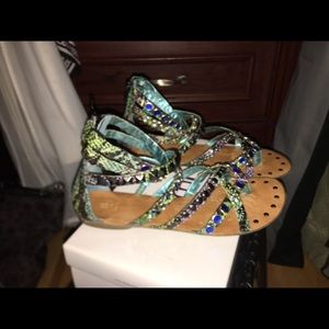 Bakers Snake Skin Sandals